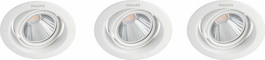 Philips led philips pomeron inbouwspot - 3-lichts - 7w