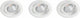 Philips led philips pomeron inbouwspot - 3-lichts - 7w