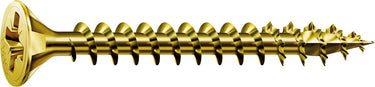 Spax universele schroef, 4,5 x 50 mm, 360 st, voldraad, verzonken kop, kruiskop z, 4cut, yellox - 8000000287671