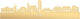 Merkloos sans marque skyline ede goud metallic - 80 cm - woondecoratie design - wanddecoratie met led verlichting - woodwidecities