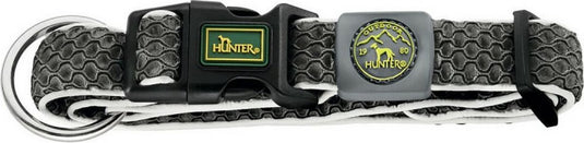 Hunter hondenhalsband hilo vario plus antraciet 40-60 cm