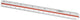 Westcott schaalstok - 30cm - schaal 1:2,5 5 10 20 50 100 - ac-e10164