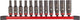Milwaukee shockwave™ krachtdoppenset 1 4 vierkant | lang | 12-delig - 4932480453