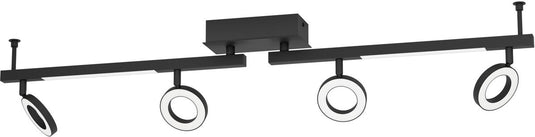 Eglo cardillio 2 spot - led - 98,5 cm - zwart