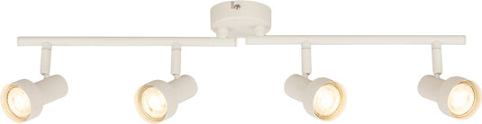 Briloner b.k.licht tapp - opbouwspot - plafondspot (plafondlamp) - 4x gu10 fitting - oud wit - 60.5 cm