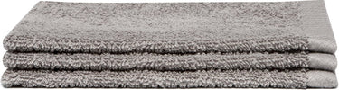 Seahorse washand pure - set 3 stuks - cement