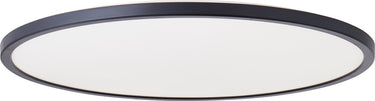 Brilliant brennan - plafondlamp - badkamer - led 35w 4000k - 3-step dimmer - ip44 - zwart wit