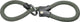 Abus fietsslot kettingslot - infinity loop 1806 - security level 6 - groen - 140 cm - geschikt voor elektrische fietsen en stadsfietsen
