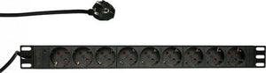 Logilink basic 9 voudige stekkerdoos voor 19 inch serverkasten - server kast
