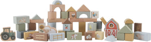 Little dutch - bouwblokken in ton fsc - little farm