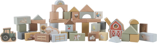 Little dutch - bouwblokken in ton fsc - little farm