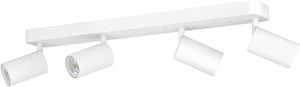 Eglo connect.z telimbela-z smart spot - gu10 - 58 cm - wit - instelbaar rgb wit licht - dimbaar - zigbee