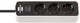 Brennenstuhl ecolor stekkerdoos 3-voudig wit zwart 1,5m h05vv-f 3g1,5