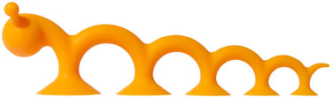 Moluk speelfiguur - oogi pilla oranje - h16cm - met zuignappen voor elk glad oppervlak - 3 jaar