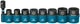 Makita krachtdopset impact black, 3 8 9-dlg - e-16639