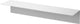 Yamazaki wandplank met magnetisch paneel (50 cm) - tower - wit