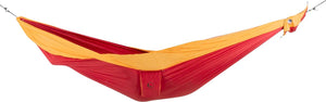 Ticket to the moon - hangmat - king size hammock burgundy dark yellow