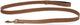 Beeztees balacron ax - hondenriem - kunstleer - bruin - 180x2 cm
