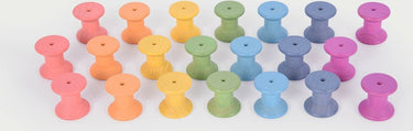 Tickit ® regenboog houten spoelen