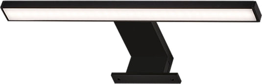 Briloner dun - led spiegellamp - spiegelverlichting badkamer - neutral wit licht 4.000k - 5w - 500lm - zwart - 30cm