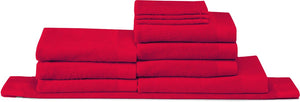 Seahorse badset pure - rood - 3x 16x21 + 1x 50x90 + 6x 60x110 + 1x 70x140