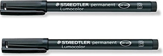 Staedtler speelgoed | creatief artwork diy - lumocolor b permanent zwart