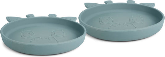 Nuuroo nuuro - siliconen kinderbord akila giraf anti slip 2 stuks - lead