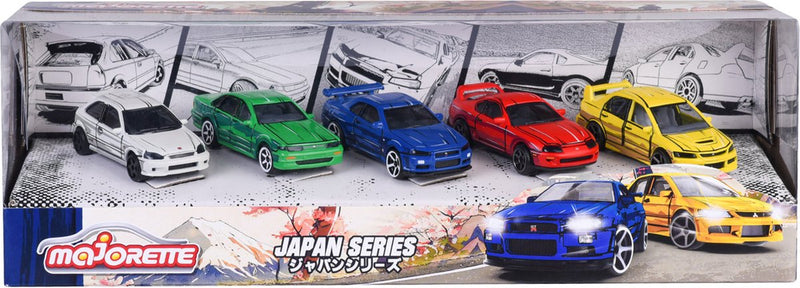 Afbeelding laden in galerijviewer, Majorette japan series die-cast auto's giftpack, 5st.
