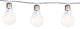 Grundig solar string light 4.7m - solar led tuinverlichting - 10 led lampen
