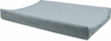 Jollein - aankleedkussenhoes jersey 50x70cm - zachte hoes baby aankleedkussen - twinkling sea green