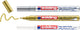 Edding 751 3s metallic lakmarker set - assorti 3 stuks: wit, goud, zilver - 1-2mm