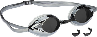 Avento - zwembril racing volwassenen - zilver - anti-condens uv-bescherming