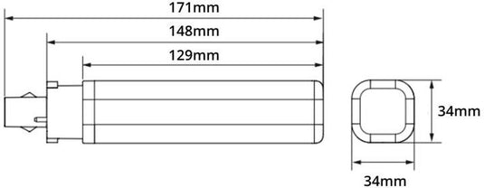 Philips led philips corepro led plc 8.9w g24d-3 4000k lamp - e3zvd