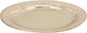 Partycasa wegwerpbordjes - zilver of goud - 6 stuks - 23cm