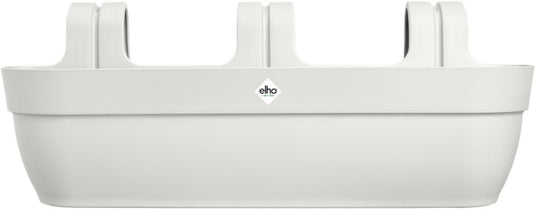 Elho vibia campana easy hanger xxl 70 - plantenbak voor balkon - balkonbak - 100% gerecycled plastic - l69 x b26.8 x h23.7 cm - zijdewit