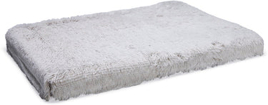 Beeztees siba - orthopedisch hondenkussen - fluffy - beige - 100x70x9 cm - maat l -