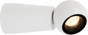 Lucide ipsos - wandlamp badkamer - led - 1x6w 2700k - ip54 - wit