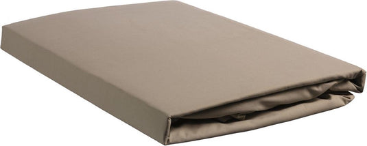 Beddinghouse - percale katoen - hoeslaken - 180x200 cm - taupe