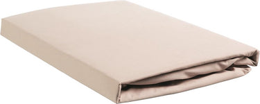 Ambiante - bamboe-katoen - boxspring hoeslaken - 90x200 cm - zand