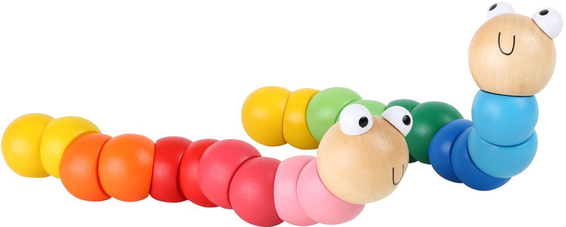 Afbeelding laden in galerijviewer, Small foot - houten rups motoriek
