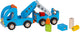 Goki houten takelwagen met aanhanger