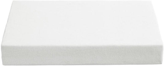 Ambiante - jersey - split-topper - hoeslaken - 140x200 cm - wit