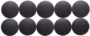 Maul magneet rond 10 stuks 0,8 kg kunststof ferriet bruchsicher erodiert lackiert ø 3.2 x 0.96 cm zwart