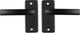 Starx deurklink zwart � deurbeslag � deurkruk met patent � rozet � blind � deurklink blok