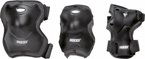 skatebeschermingsset Super unisex zwart maat S 6-delig