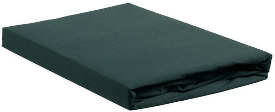 Ambiante jersey - hoeslaken - 180x200 210 - donker groen