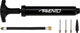 Avento ballenpomp - voetbalpomp met extra naalden - double action - zwart wit