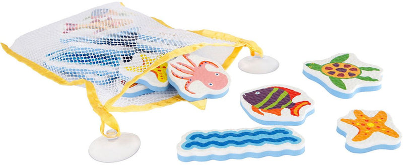 Afbeelding laden in galerijviewer, Mini club foam bad plakfiguren zeedieren, 16dlg.
