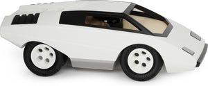 Playforever - speelgoedauto - ufo colomba - wit