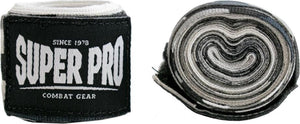 Super pro combat gear bandages camo zwart grijs wit 250cm